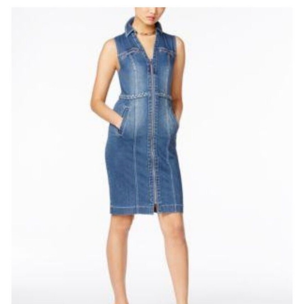 INC International Concepts Blue Denim Top